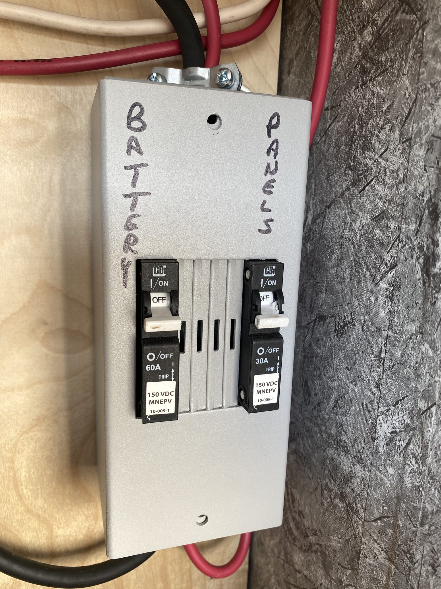 Midnite Solar Baby Box w/2 MNEPV DC Circuit Breakers - The BoonDoctor