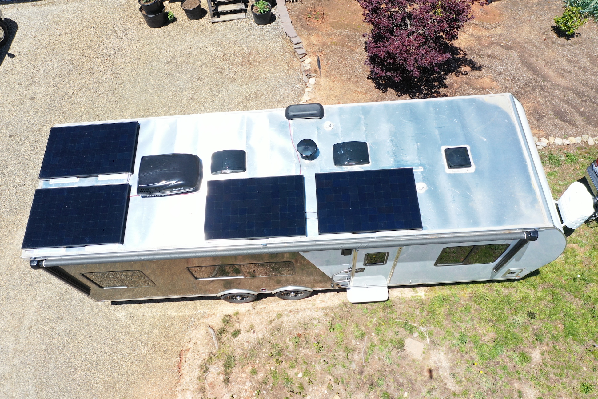 1400 Watt Solar, 2 Tesla Modules and 3,000 Watt Inverter